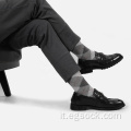 Calze eleganti business modal per uomo-grigio 6